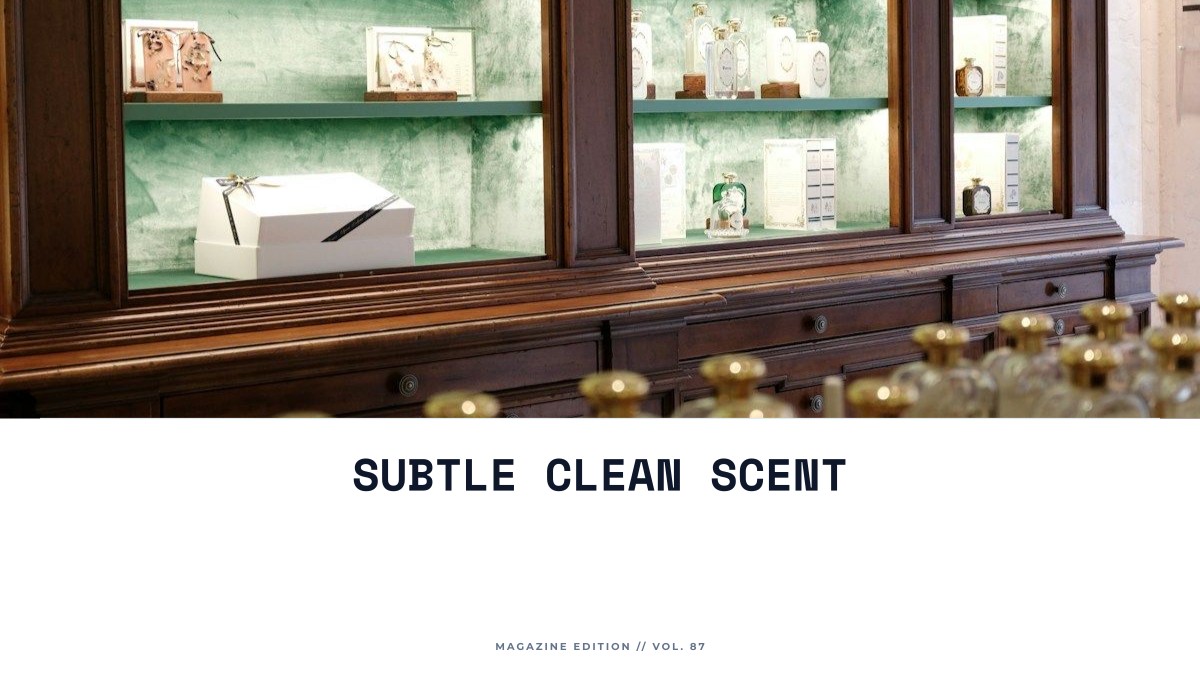 subtle clean scent